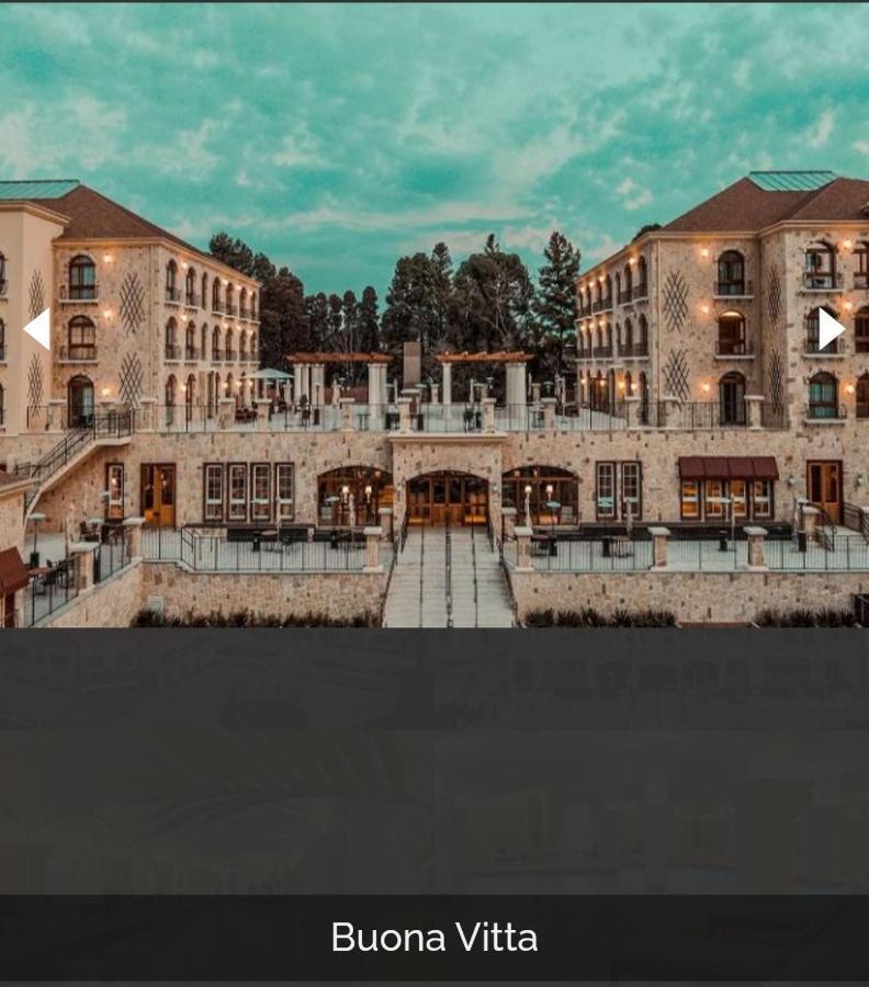 Buona Vitta Gramado Resort & Spa By Gramado Parks מראה חיצוני תמונה The photo shows a spacious and elegant building design, likely a hotel or resort. The structure features multiple stories and large windows, with outdoor seating areas visible on a terrace or patio. The exterior has a combination of stone and modern 